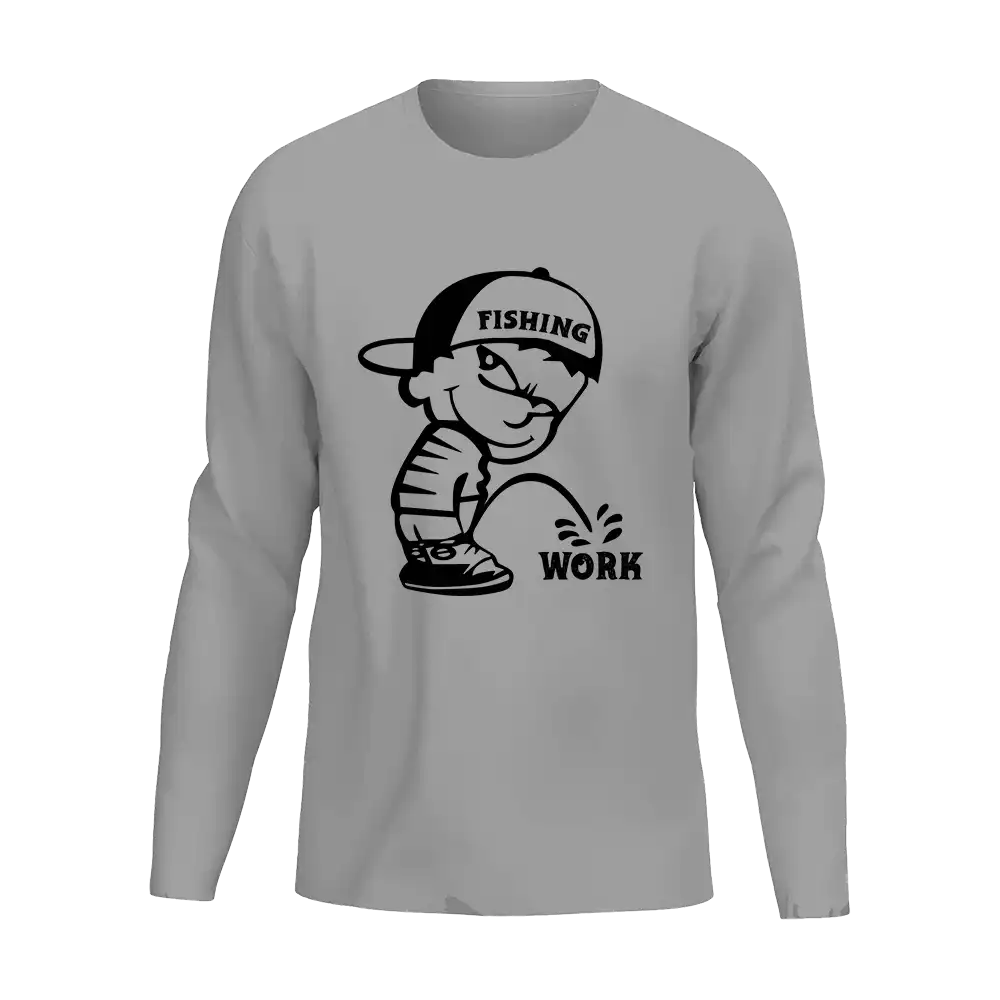 Fishing And Work Men Long Sleeve Shirt
